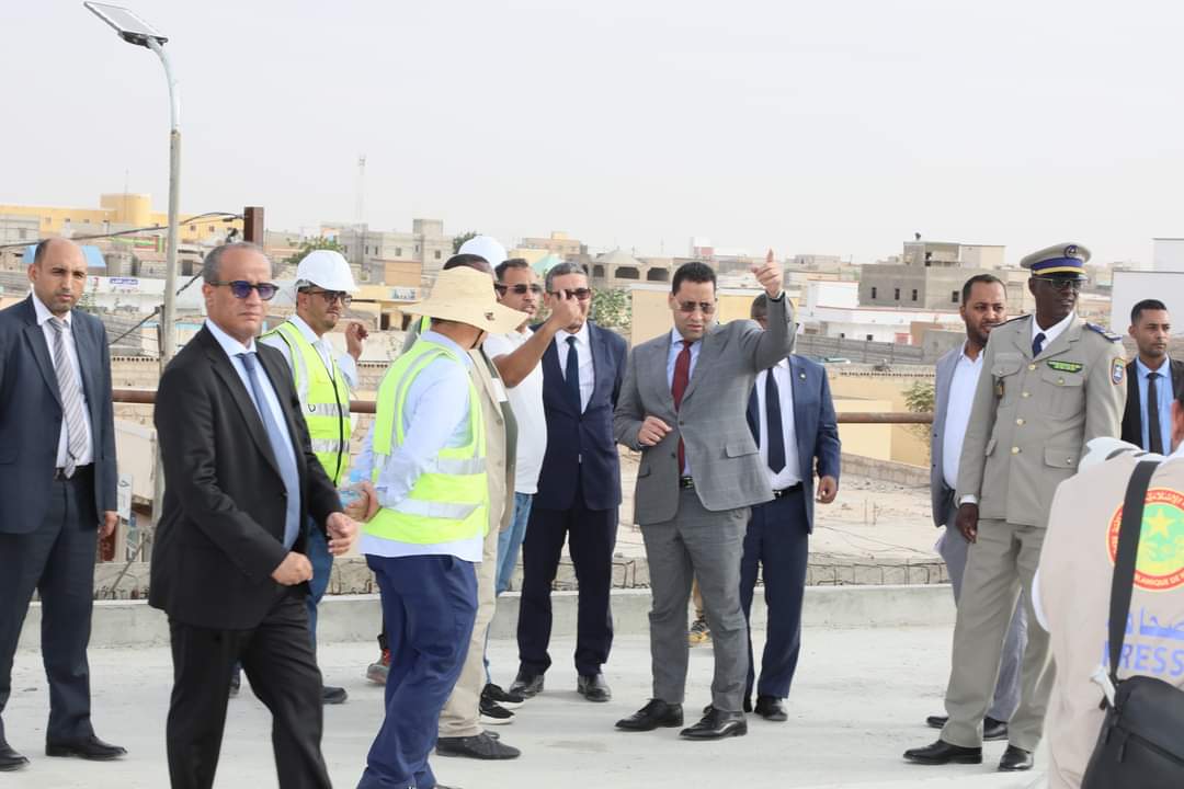 Le Premier ministre, M. Mokhtar Ould N’Diaye, visite des projets d’infrastructures en cours à Nouakchott