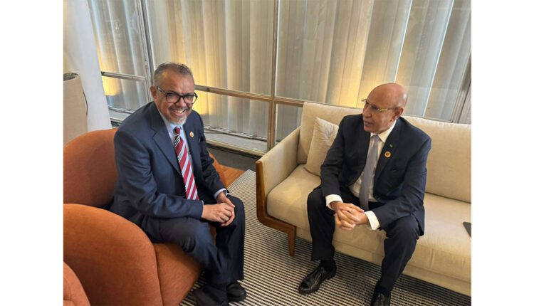 Rencontre entre le Président de la République et le Directeur Général de l’OMS à Rio de Janeiro