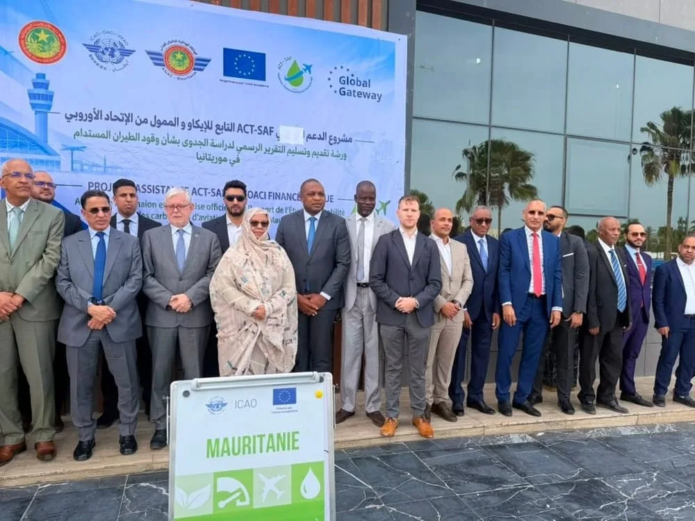 Aviation civile : Restitution de l&rsquo;étude de faisabilité sur le carburant d&rsquo;aviation durable à Nouakchott